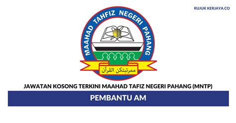 Maahad tahfiz negeri pahang 90 views. Jawatan Kosong Terkini Maahad Tafiz Negeri Pahang (MNTP ...
