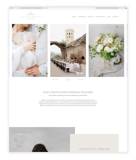 Amazing Wedding Event Planner Website Examples