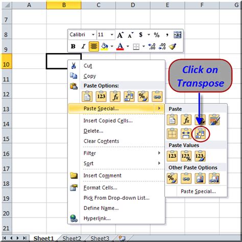 Column To Row Convert Excel To