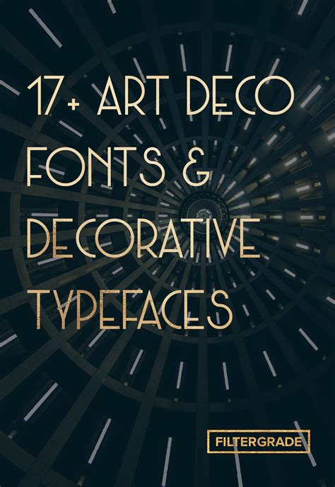 Art Deco Fonts Inspiration 17 Decorative Typefaces To Try