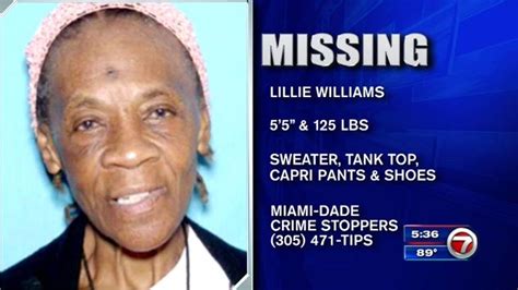 Missing 76 Year Old Woman Found In Southwest Miami Dade Wsvn 7news