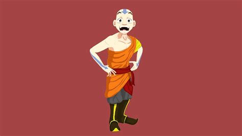Aang From Avatar The Last Airbender Download Free 3d Model By Daniel