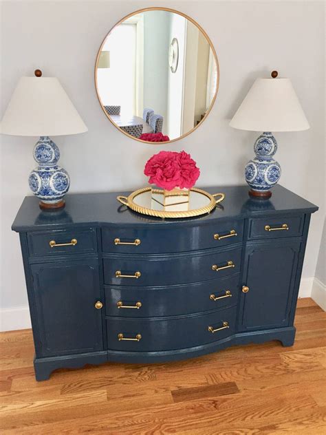 That's why we've brought all our collections together in one place for you to shop with ease. Gorgeous Navy Blue and Brass Buffet | Interior, Home decor ...