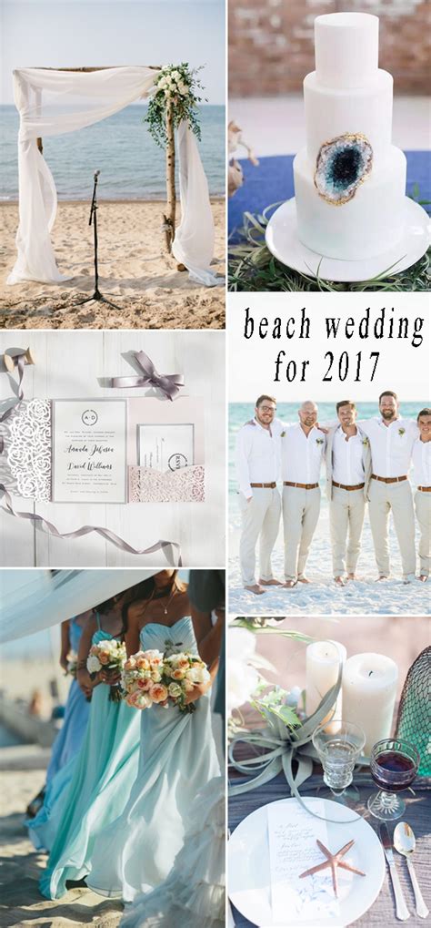 We have lotsof beach theme wedding reception ideas for people to select. Top 7 Hot Wedding Themes Trends for 2017 - Stylish Wedd Blog