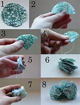 Images of How To Make Fabric Flowers Step By Step