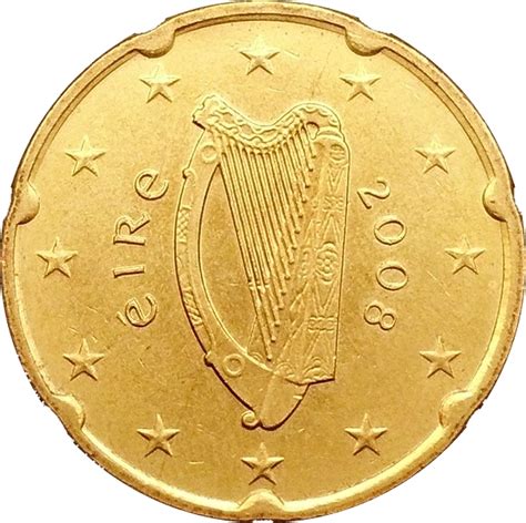 20 Euro Cents 2nd Map Irlanda Numista