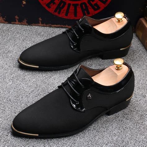 Pointy Toe Mens Suede Leather Shoes Dress Formal Business Casual