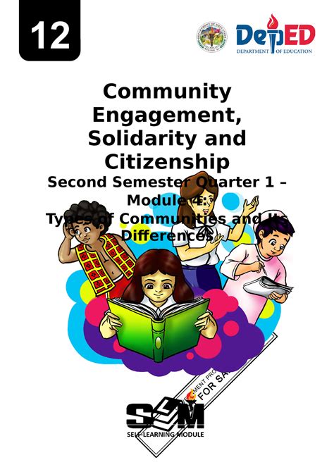 Community Engagement Solidarity And Citizenship Second Semester