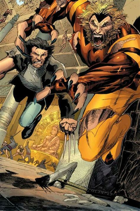 Wolverine Vs Sabretooth By Adam Kubert Marvel Spiderman