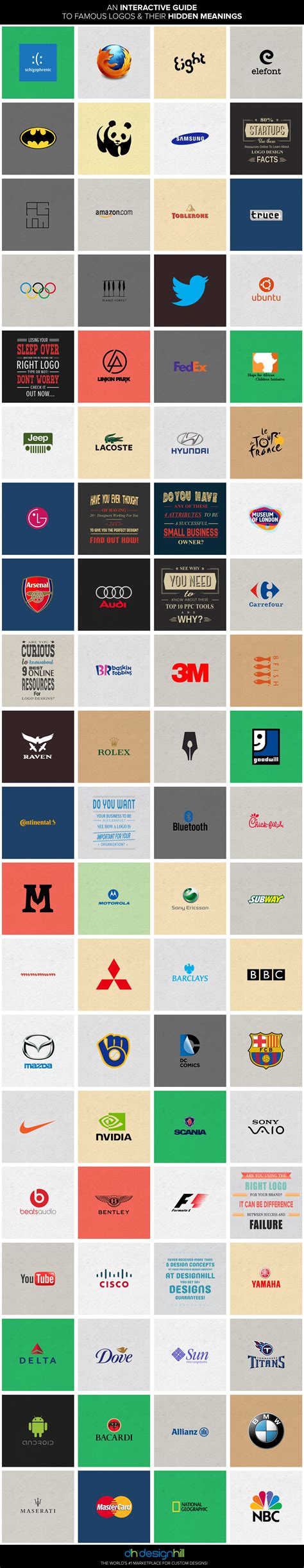 Famous Company Logos with Hidden Meanings & Messages | Designhill.