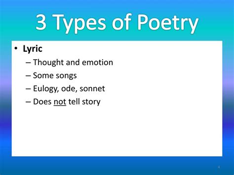 Ppt Poetry For Kids Powerpoint Presentation Free Download Id2270567