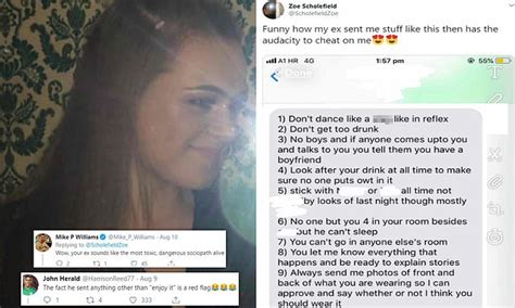 Toxic Ex Sent Girlfriend 12 Rules On How To Dance And What To Wear Only To Cheat On Her Himself