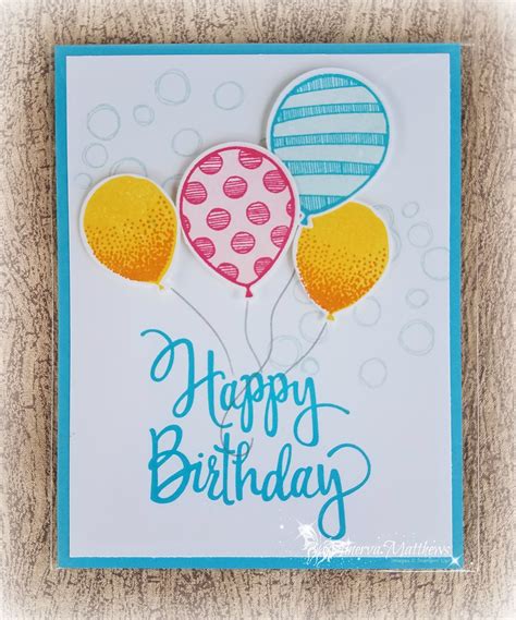 Birthday Card Using Balloon Adventures Balloon Celebration Playful