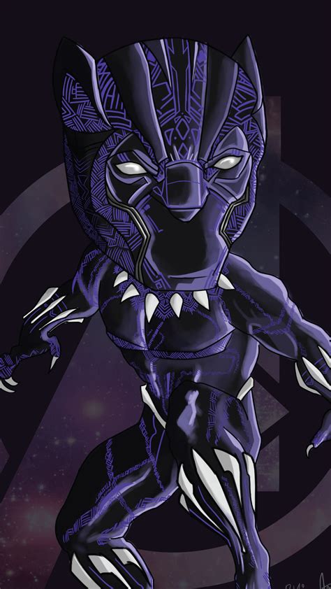 1080x1920 1080x1920 Black Panther Superheroes Hd Artist Artwork