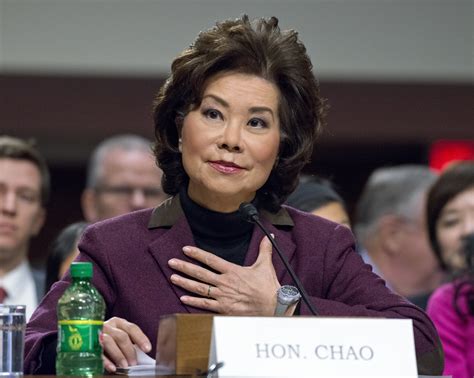 She was a member of president donald trump's (r) administration. At Elaine Chao Hearing, Smiles and Laughter in an ...