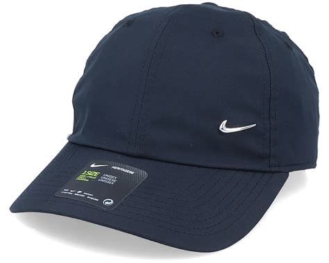 Metal Swoosh Cap Black Adjustable Nike Caps