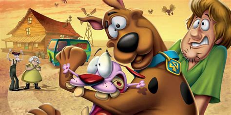 Exclusive Scooby Doo Meets Courage The Cowardly Dog In Spooky Straight