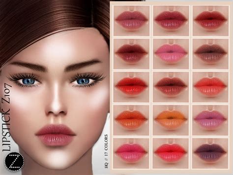 Lipstick Z107 By Zenx At Tsr Sims 4 Updates