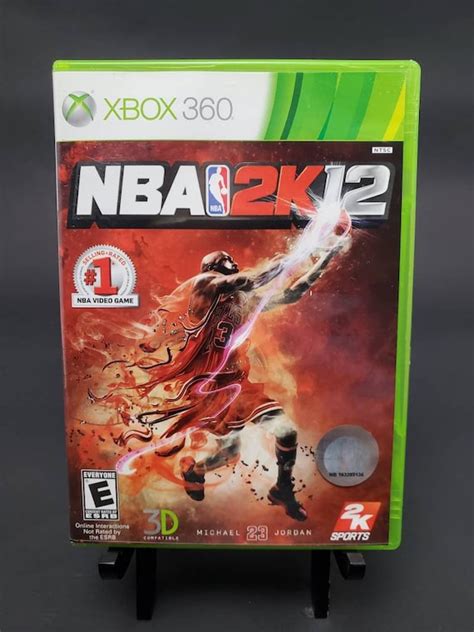Xbox 360 Live Nba 2k 12 Basketball Microsoft Video Game Cd Etsy