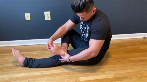 Thankfully, many acupuncture points correspond to the feet and ankles. Plantar fasciitis self massage therapy - YouTube