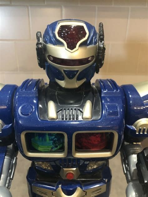 Ebluejay Vintage Hap P Kid Toy 15 034 Mars Robot Blue Super Fighter