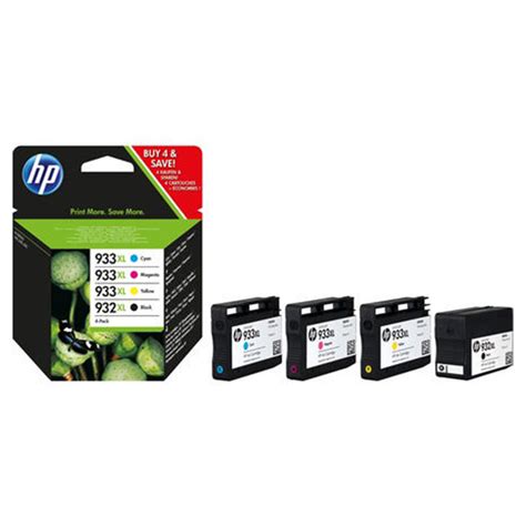 Ink Pack Hp 932xl933xl Multipack 4pcs Black And Color C2p42ae Pak