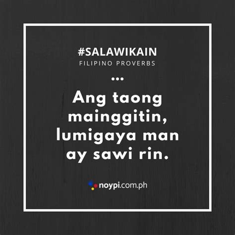 Pin On Mga Salawikain Filipino Proverbs