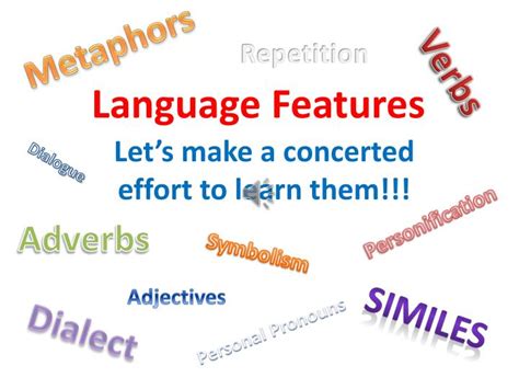 Ppt Language Features Powerpoint Presentation Free Download Id1972813