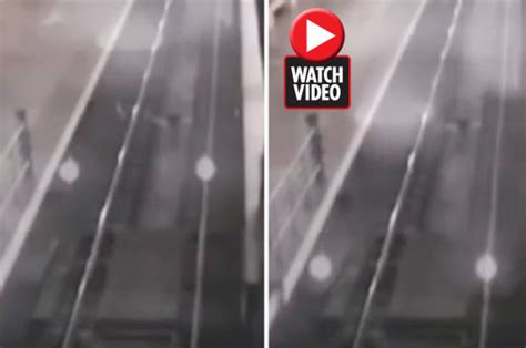 Ghost News Horrifying Moment Ghost Train Is Caught On Camera Daily Star