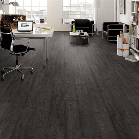 This is if you opt for solid hardwood, engineered wood, which is slightly less expensive, will cost anywhere between £500 to £2750 according to the grade of the wood itself. Black Smoked Oak 8mm Premier Elite Laminate Flooring