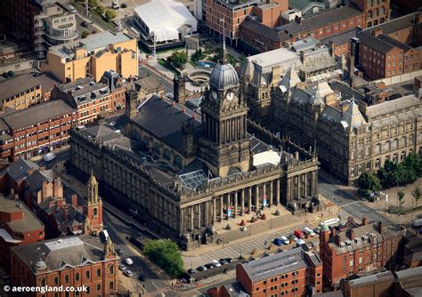 Aeroengland Leeds Town Hall Aerial Photograph