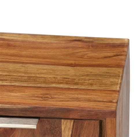 Tv Cabinet Solid Sheesham Wood With Honey Finish 118x30x40 Cm