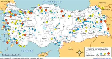 Türkiye Deprem Haritası: Deprem Bölgeleri Nerelerdir? 1. 2 ...