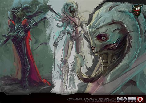 Daniel Orive Character Artist Cghub Bioware Mass Effect Challenge