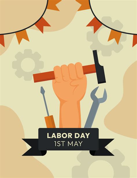 Labour Day Poster Vector Art Icons And Graphics For Free Download
