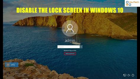 How To Disable Windows 10 Lock Screen Windows 10 Tricks Youtube