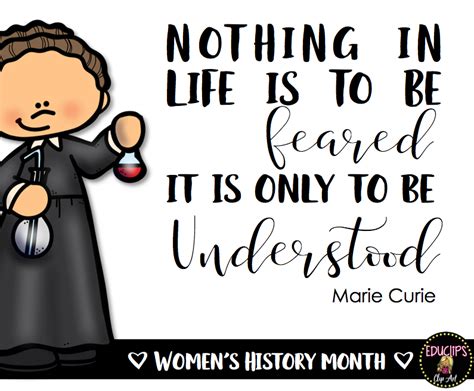 Here are 15 empowering quotes from famous women throughout history compiled by brainy quote, good reads, and notable quotes to honor women's history month Educlips Design: Women's History Month Quotes