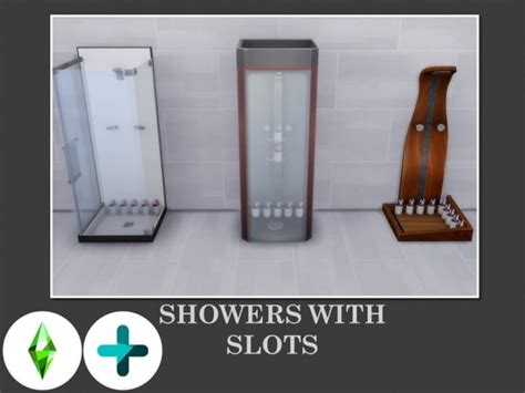 Showers With Slots By Teknikah At Mod The Sims Sims 4 Updates