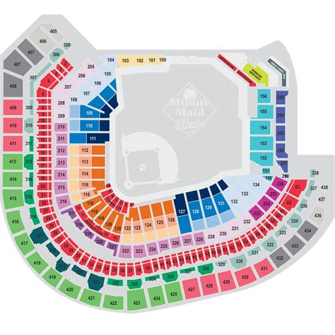 Minute Maid Park Seating Map Houston Astros