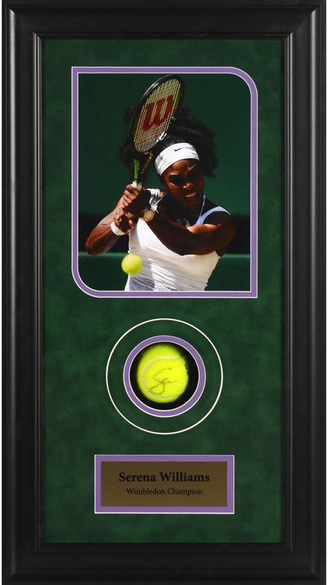 Serena Williams Autographed Us Open Logo Tennis Ball Autographed Tennis Collectibles
