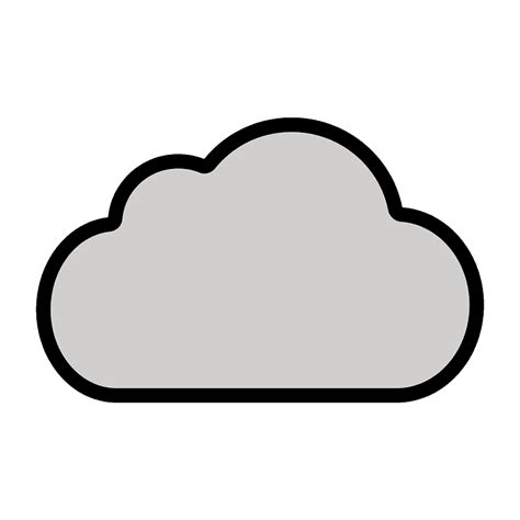 Cloud Emoji Clipart Free Download Transparent Png Creazilla