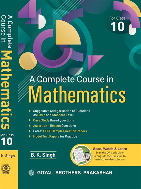 A Complete Course In Mathematics For Class 10