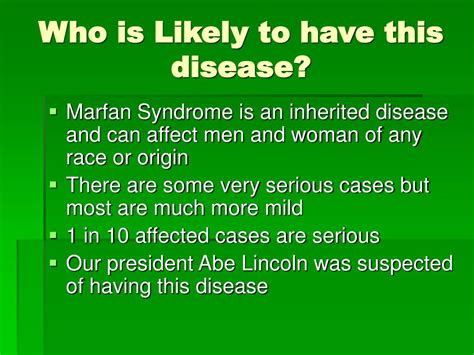 ppt marfan syndrome powerpoint presentation free download id 714889