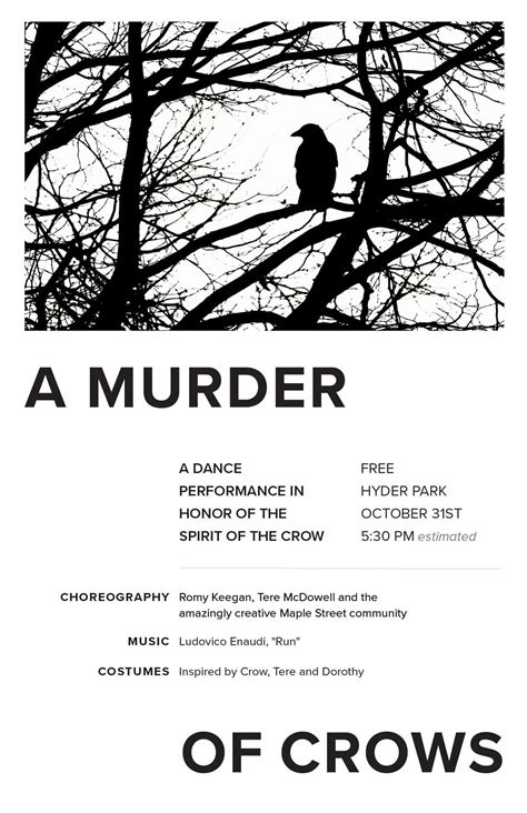 A Murder Of Crows — Abq Dance Connect
