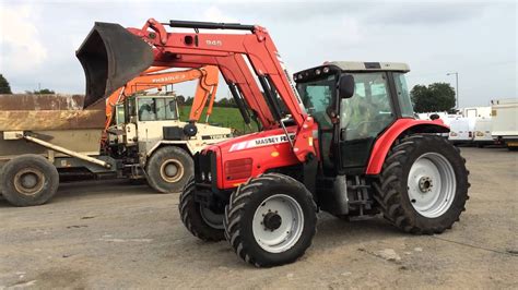 Massey Ferguson 5465 Cw Front Loader And Bucket Youtube