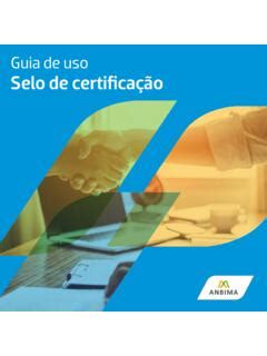 Guia De Uso Selo De Certifica O Anbima Guia De Uso Selo De