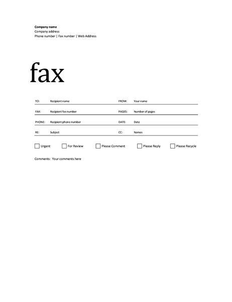 image result  fax cover sheet fax cover sheet cover letter