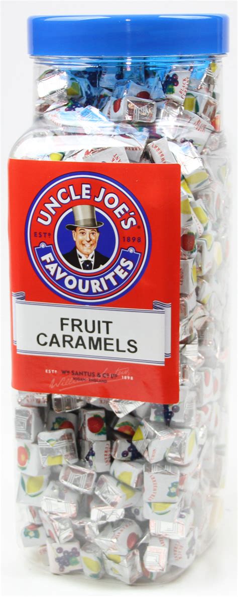 Fruit Caramels 270kg Jar Uncle Joes