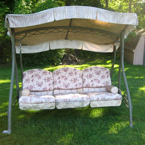 Would give 5 stars for sure but the canopy does not stay in place where do you buy replacement canopy? Home Trends Swing Walmart Replacement Canopy Garden Winds
