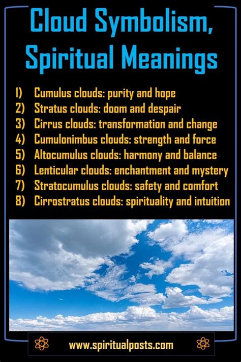 9 Spiritual Meanings Of Cloud And Symbolism Spiritual Posts